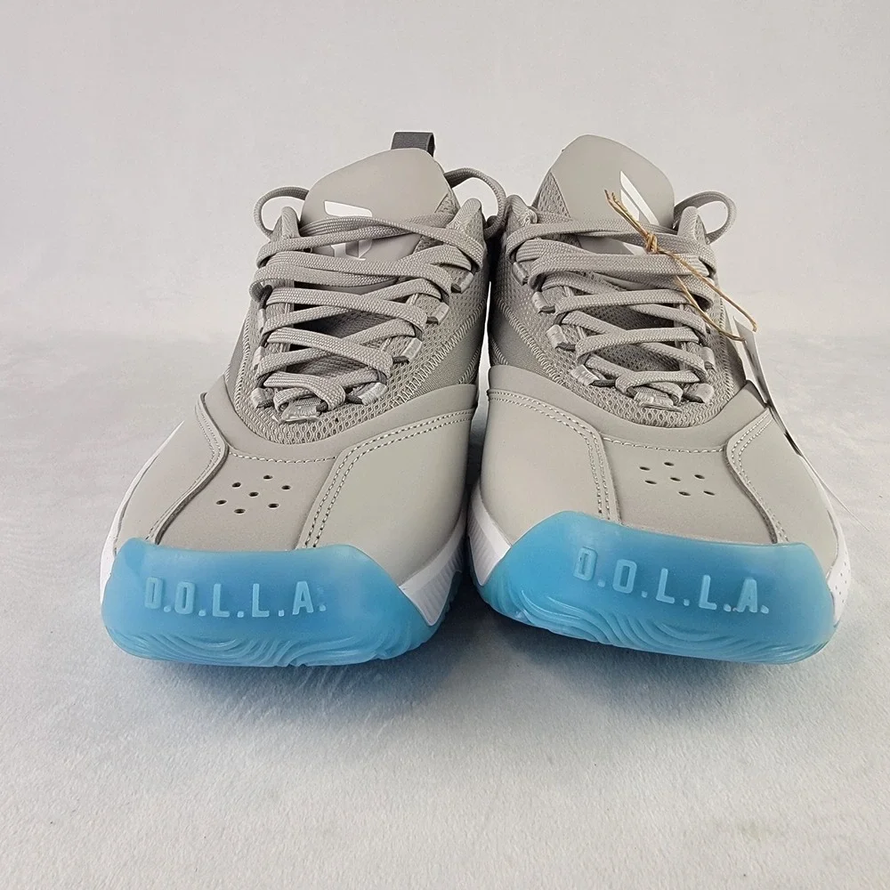 Adidas Dame Certified 2 Mens Basketball Shoes Grey Blue IE7793 Size 11 NEW